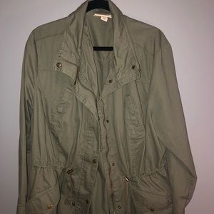 Army Green Utility Jacket by Style & Co.